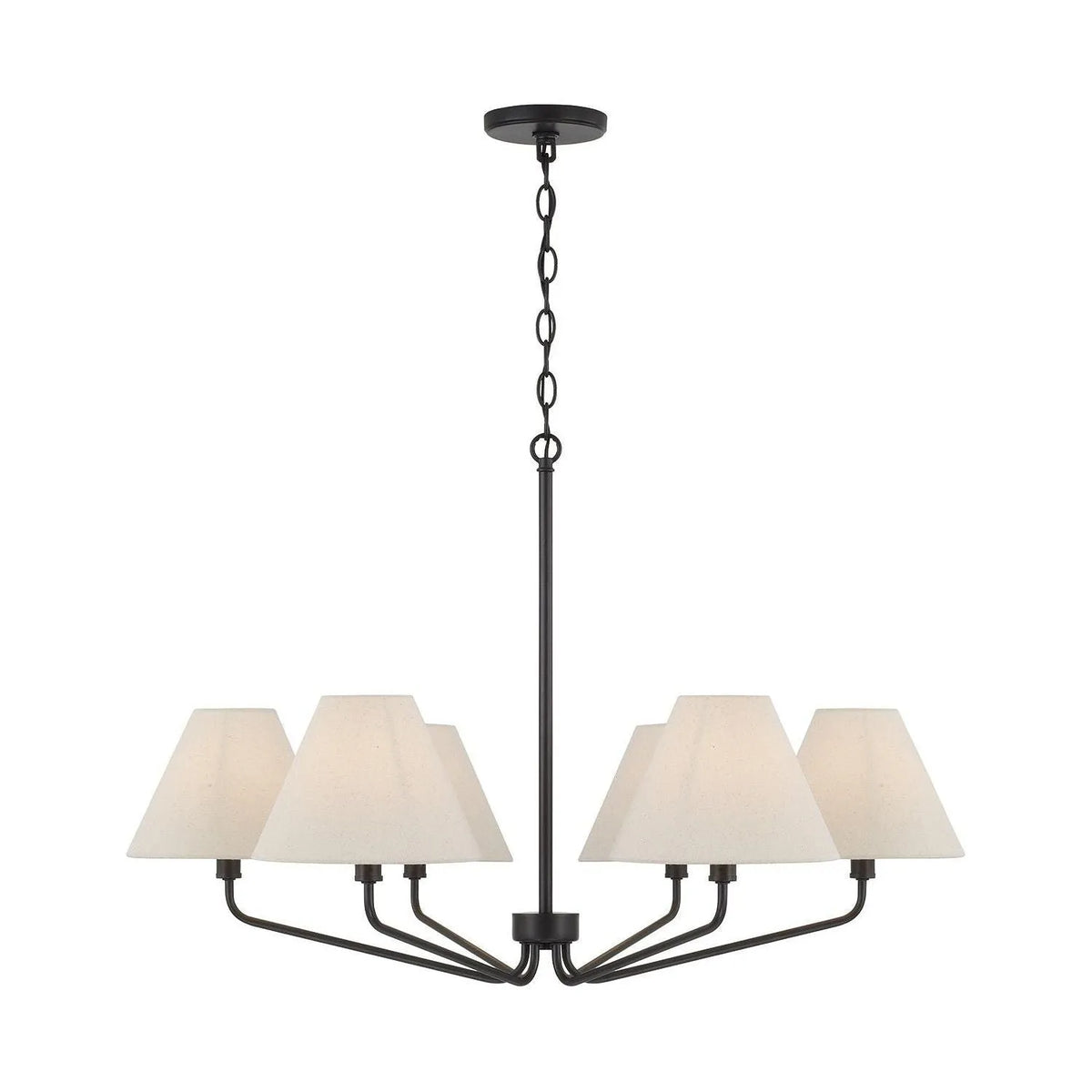 Capital Lighting - 456661ES-713 - Six Light Chandelier - Chadwick - Espresso