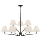 Capital Lighting - 456691ES-713 - Nine Light Chandelier - Chadwick - Espresso