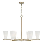 Capital Lighting - 456961MA-556 - Six Light Chandelier - Romy - Matte Brass