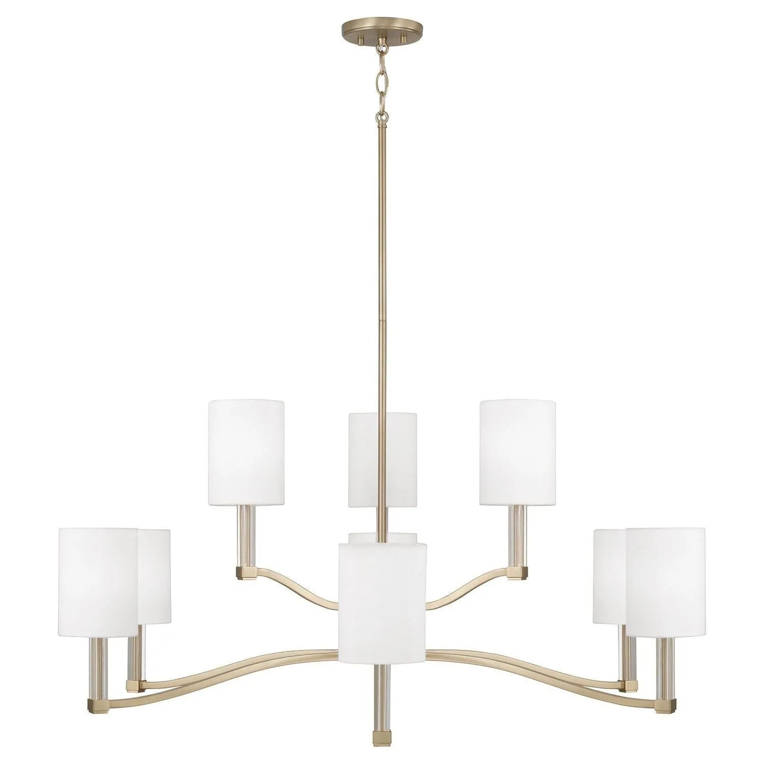 Capital Lighting - 457091MA-715 - Nine Light Chandelier - Ingrid - Matte Brass