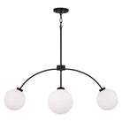 Capital Lighting - 457141BI-557 - Four Light Chandelier - Amos - Black Iron