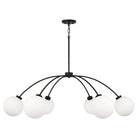 Capital Lighting - 457161BI-557 - Six Light Chandelier - Amos - Black Iron
