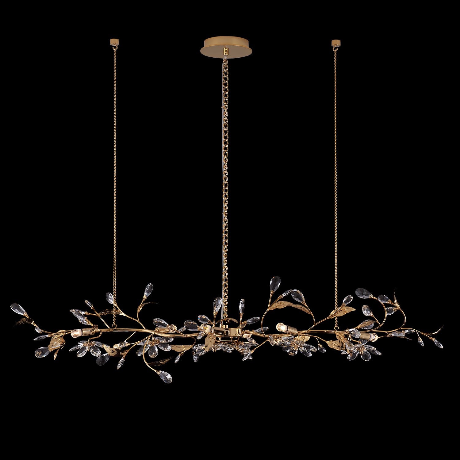 Allegri - 042161-024-FR001 - LED Island Pendant - Ramo - Gold