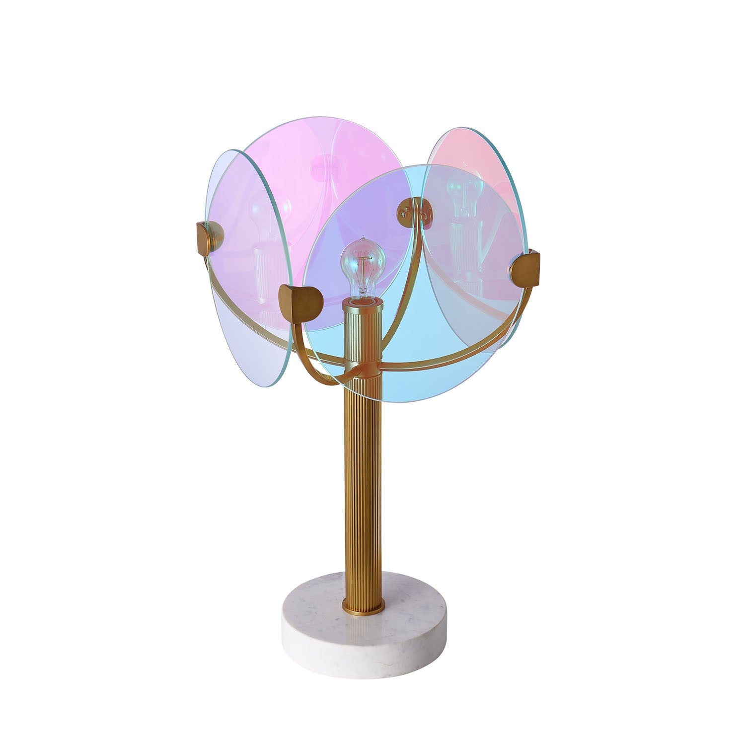 Kalco - 521691TRB - Une lampe Lampe de table - Chroma - True Brass