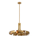 Kalco - 521951BGL - Neuf Lumières Suspension - Ruban - Feuille d'or brillant