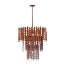 Kalco - 522355PAB - 11 Lumières Suspendu - Pelt - Laiton antique nacré
