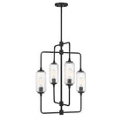 Savoy House - 1-3023-4-89 - Four Light Chandelier - Holton - Matte Black