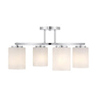 Savoy House - 6-4693-4-11 - Four Light Semi-Flush Mount - Herron - Chrome