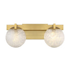 Savoy House - 8-1017-2-322 - Two Light Bathroom Vanity - Darien - Warm Brass
