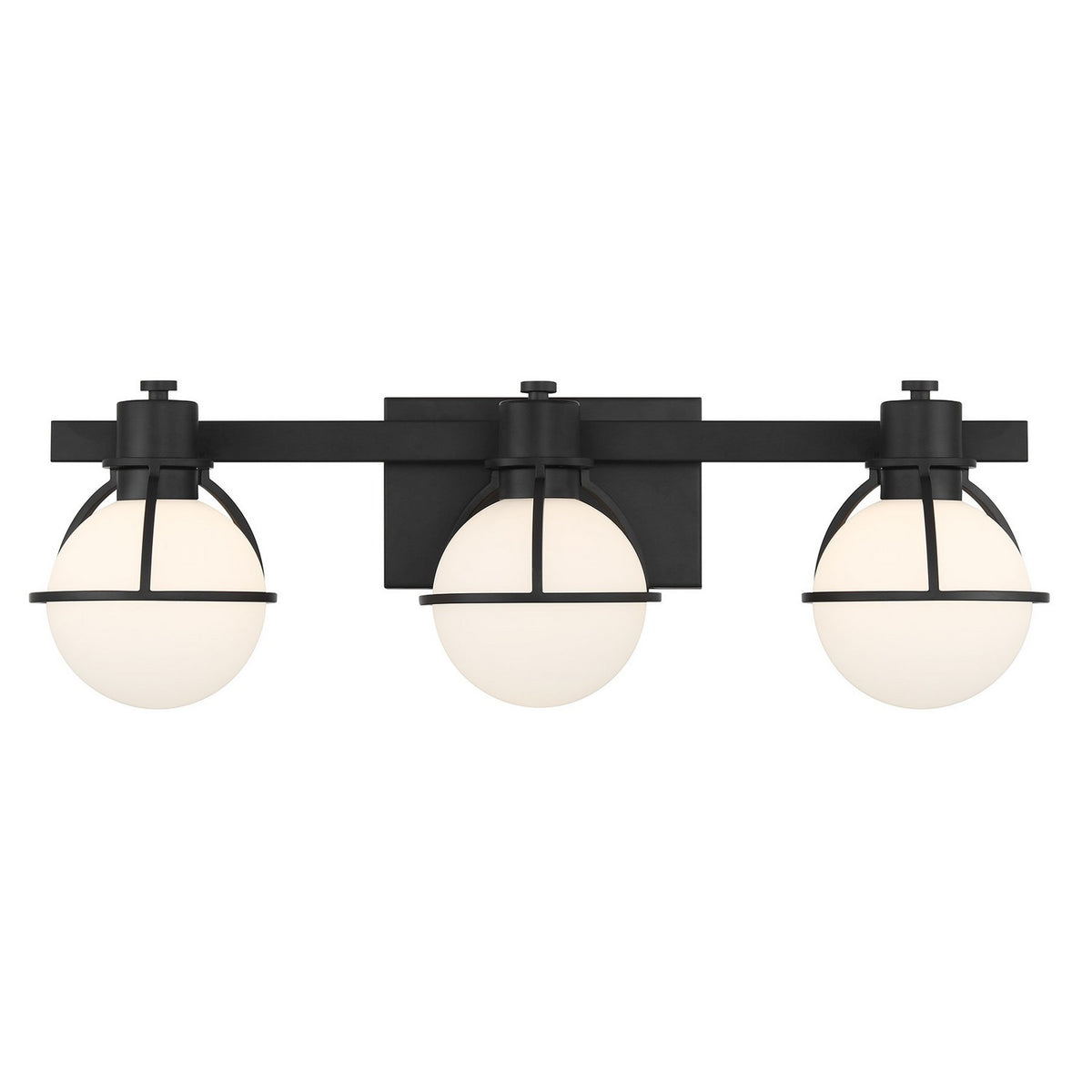 Savoy House - 8-1060-3-BK - Three Light Bathroom Vanity - Pierce - Matte Black