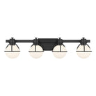 Savoy House - 8-1060-4-BK - Four Light Bathroom Vanity - Pierce - Matte Black