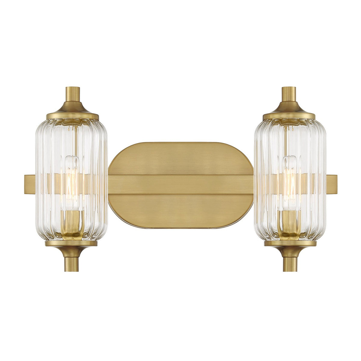 Savoy House - 8-3024-2-322 - Two Light Bathroom Vanity - Holton - Warm Brass