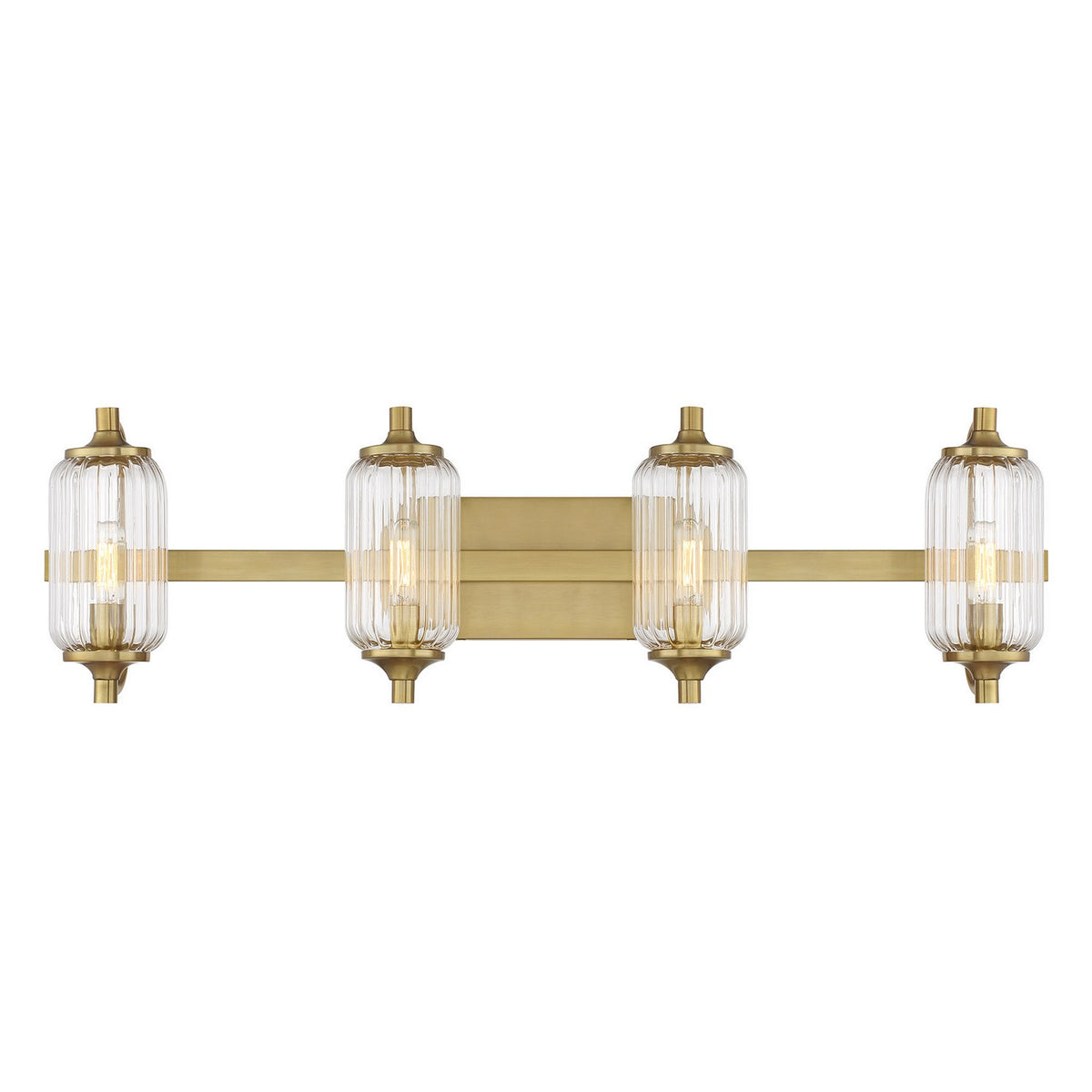 Savoy House - 8-3024-4-322 - Four Light Bathroom Vanity - Holton - Warm Brass