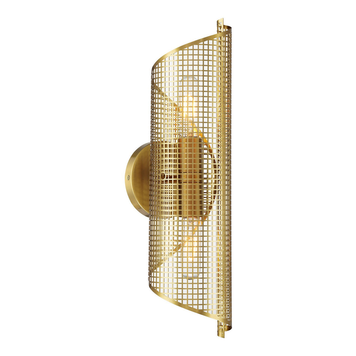 Savoy House - 9-8030-2-322 - Two Light Wall Sconce - Hillbourne - Warm Brass