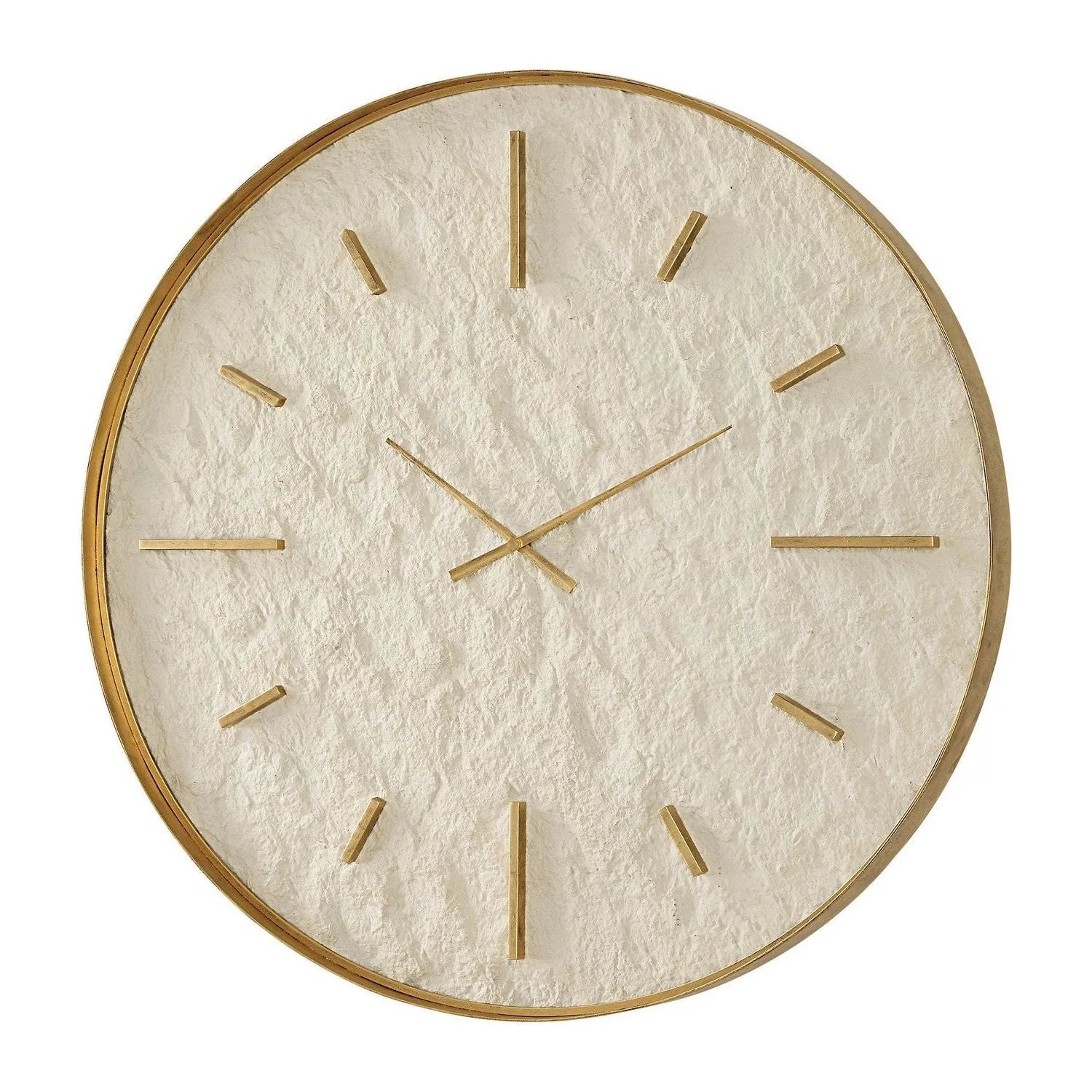 Uttermost - 06467 - Wall Clock - Stone Serenity - Antique Gold