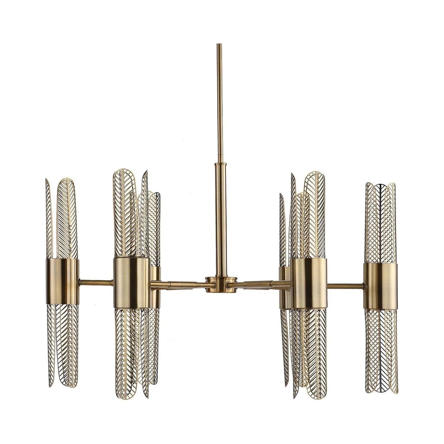 Uttermost - 21391 - LED Chandelier - Cret - Oxidized Brass
