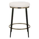 Uttermost - 23897 - Counter Stool - Ensemble - Matte Black And Brushed Brass