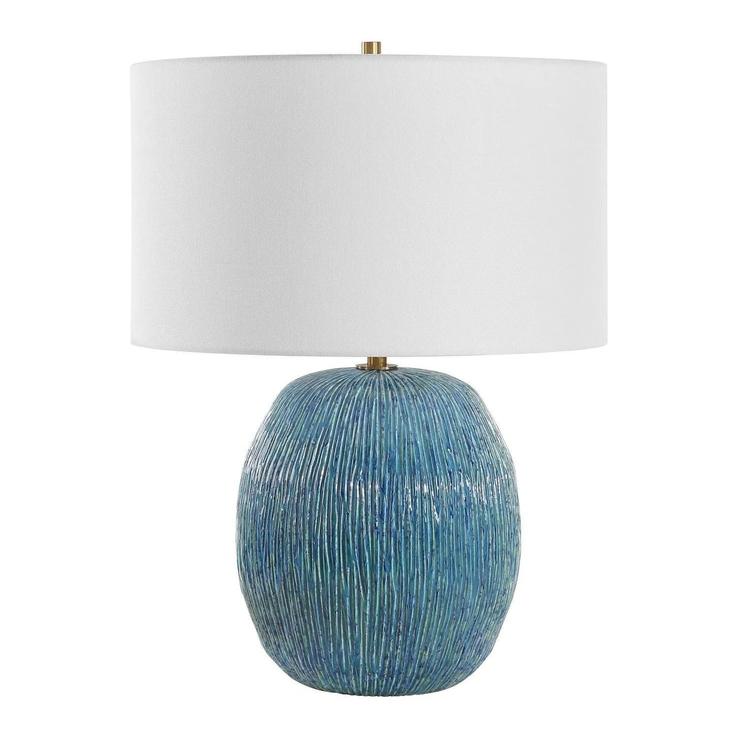 Uttermost - 30455-1 - One Light Table Lamp - Elysia - Antique Brass