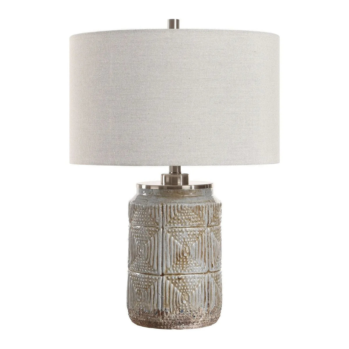 Uttermost - 30464 - One Light Table Lamp - Graydon - Brushed Nickel