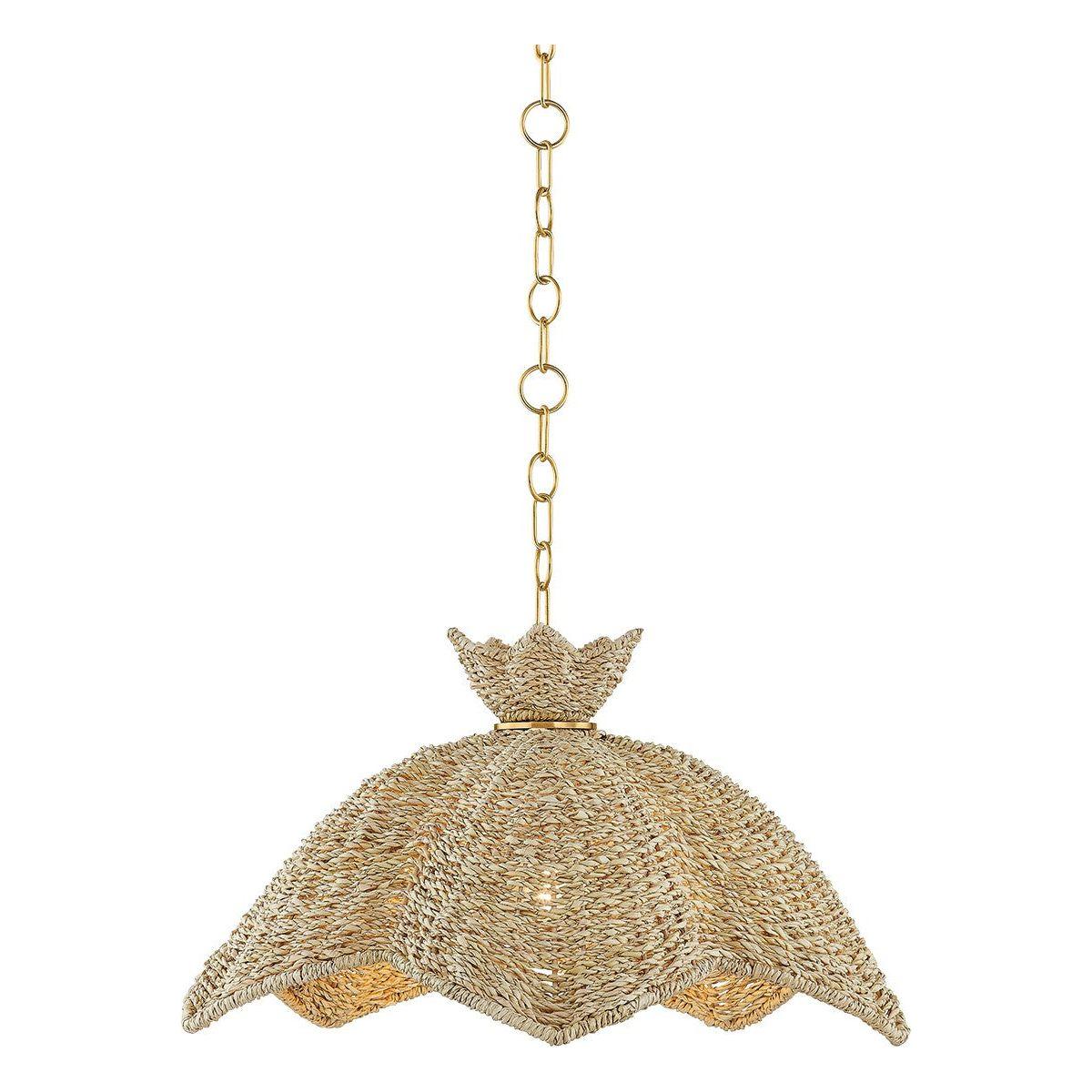 Mitzi - H1002701S-AGB - One Light Pendant - Solie - Aged Brass