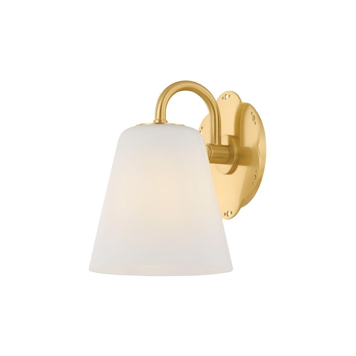 Mitzi - H1017301-AGB - One Light Bath - Leonella - Aged Brass