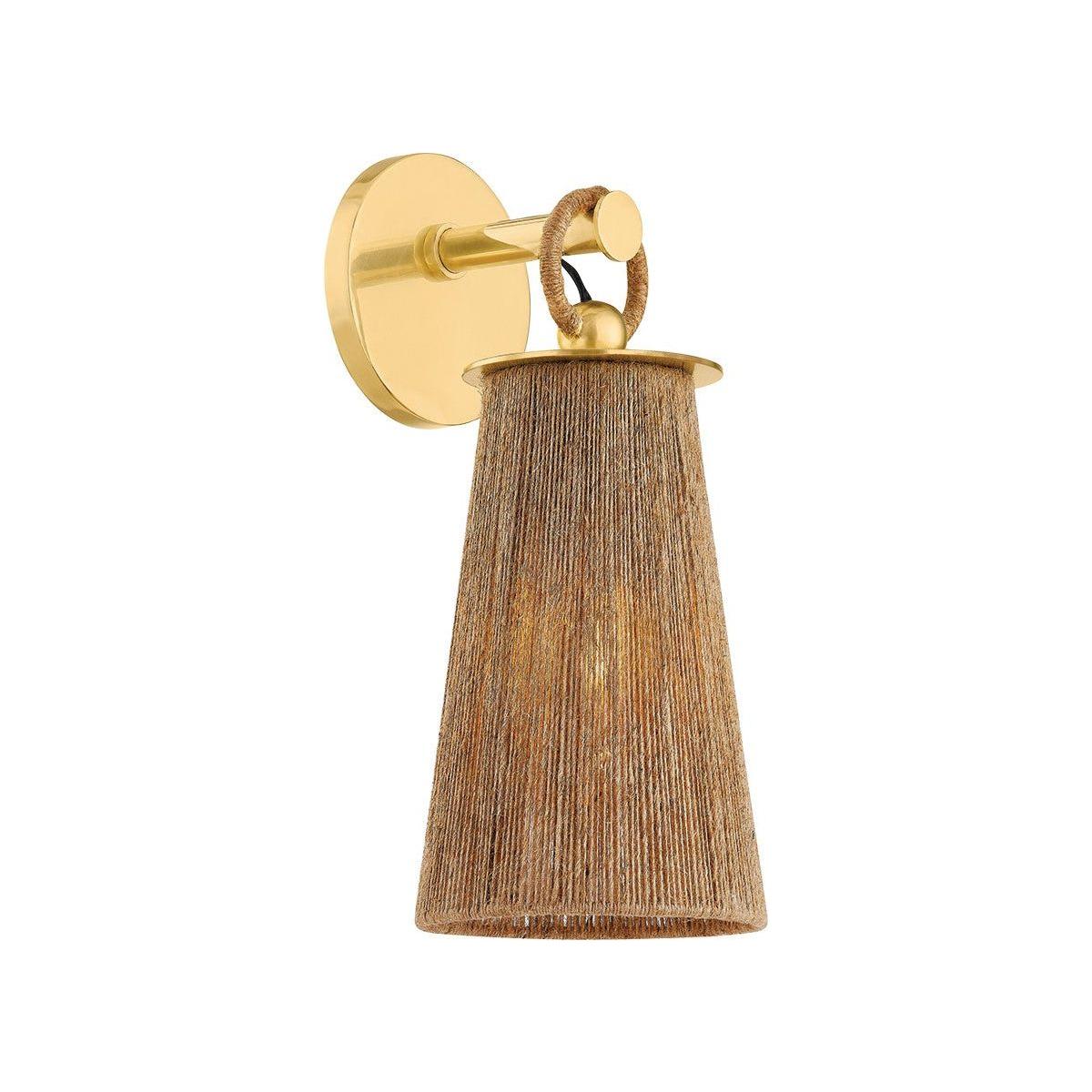 Mitzi - H1038101-AGB - One Light Wall Sconce - Lauz - Aged Brass