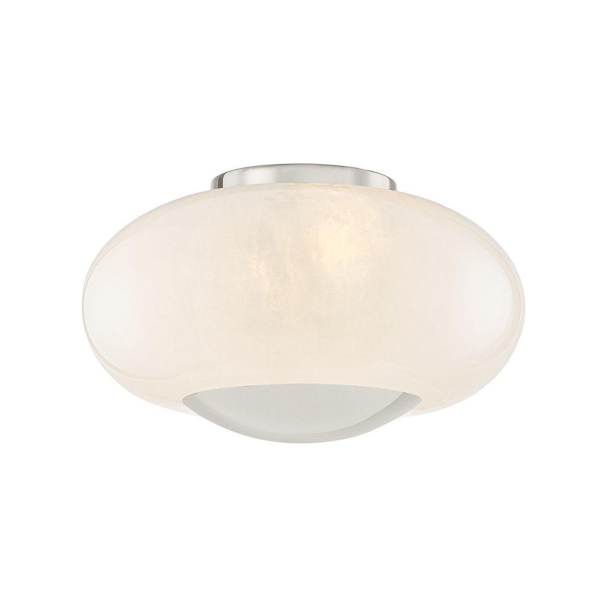 Mitzi - H899501-AGB - Two Light Flush Mount - Lottie - Aged Brass