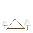 Mitzi - H984902-AGB/BRZ - Two Light Linear Pendant - Polly - Aged Brass/Bronze