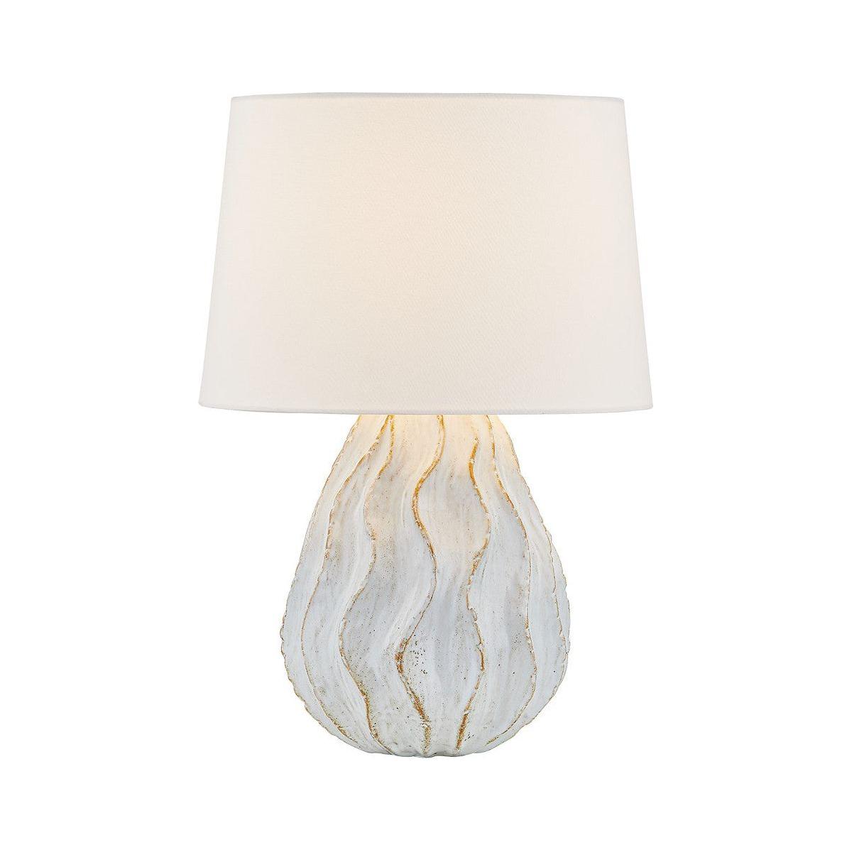 Mitzi - HL1032201-AGB/CSS - One Light Table Lamp - Karla - Aged Brass/Ceramic Sea Salt