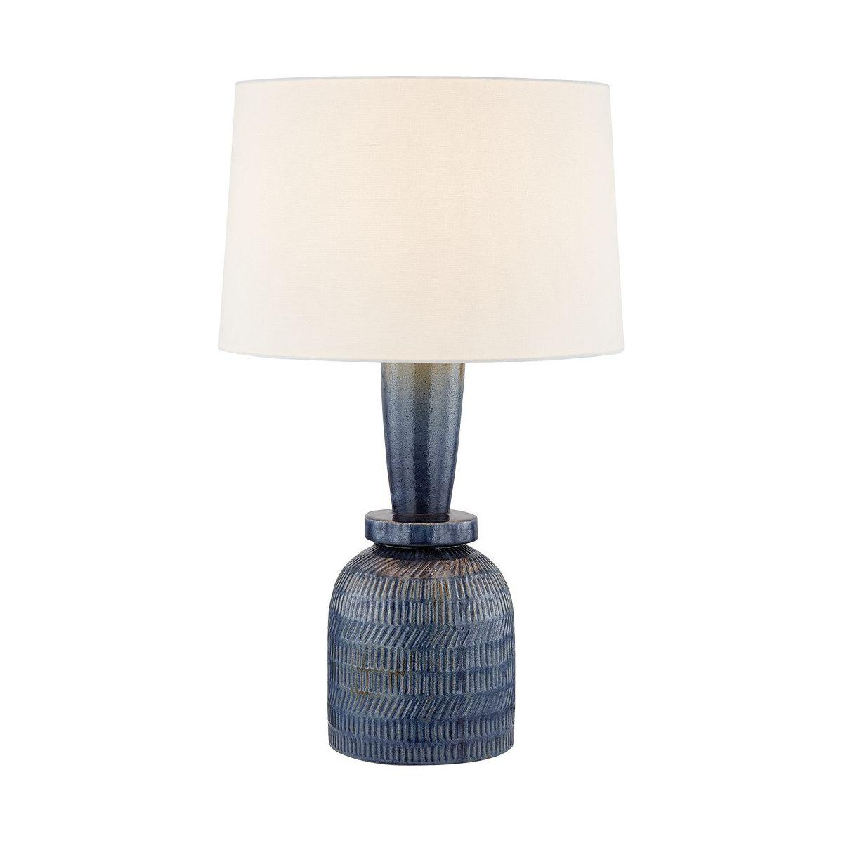 Mitzi - HL1042201-AGB/CDB - One Light Table Lamp - Russo - Aged Brass/Ceramic Washed Cobalt