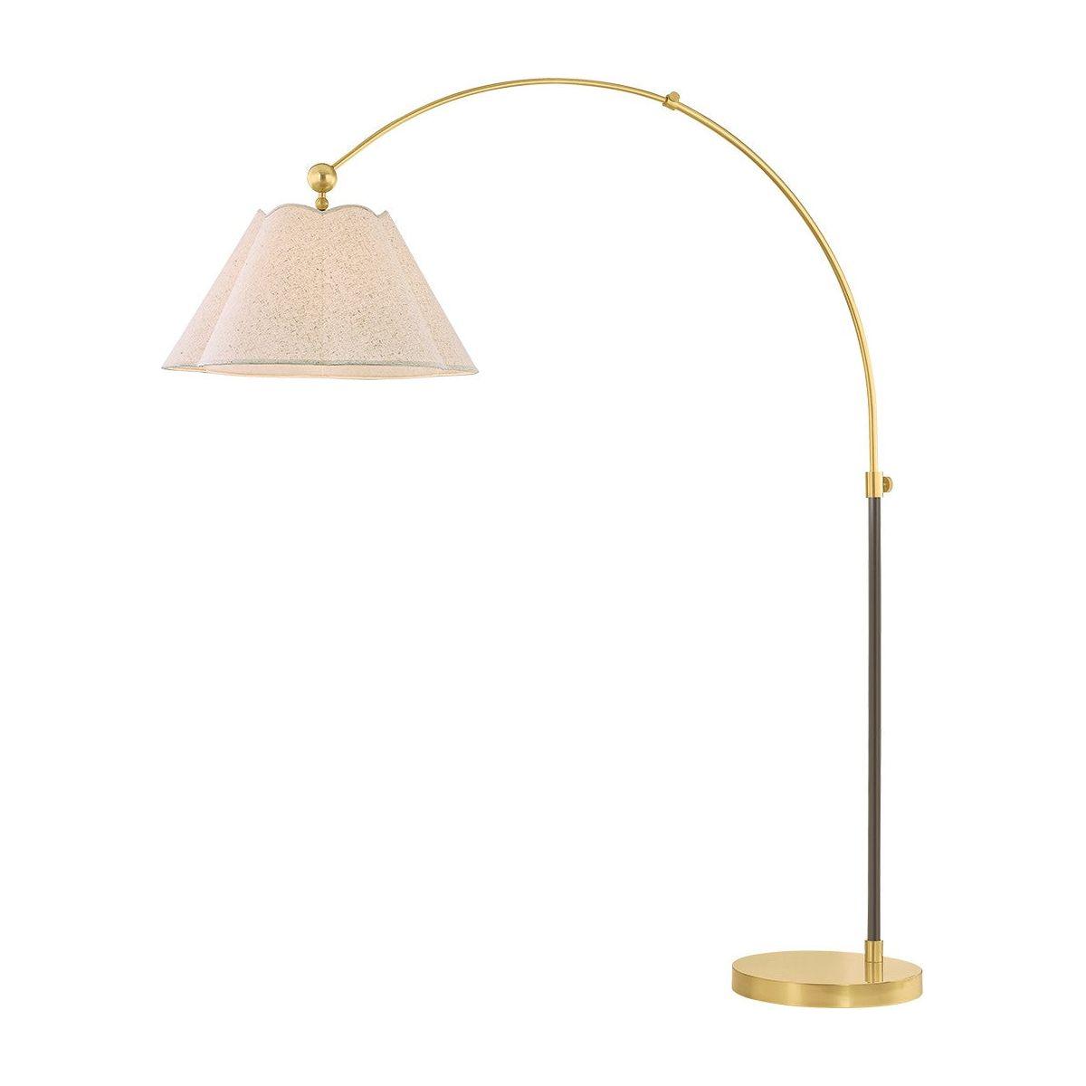 Mitzi - HL1043401-AGB/TRB - One Light Floor Lamp - Janie - Aged Brass/True Bronze