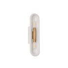 Troy Lighting Canada - B1617-PBR/CLC - Deux lampes Murale - Lane - Patine laiton/céramique blanche craquelée, grand format