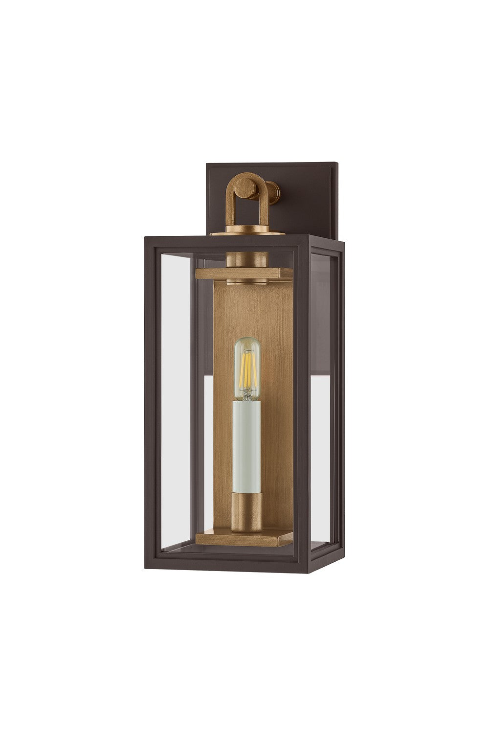 Troy Lighting Canada - B6515-PBR/TBZ - One Light Wall Sconce - Arnold - Patina Brass/Textured Bronze