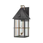 Troy Lighting Canada - B6623-PBR/GRA - Une lampe Murale - Toby - Laiton patiné et graphite