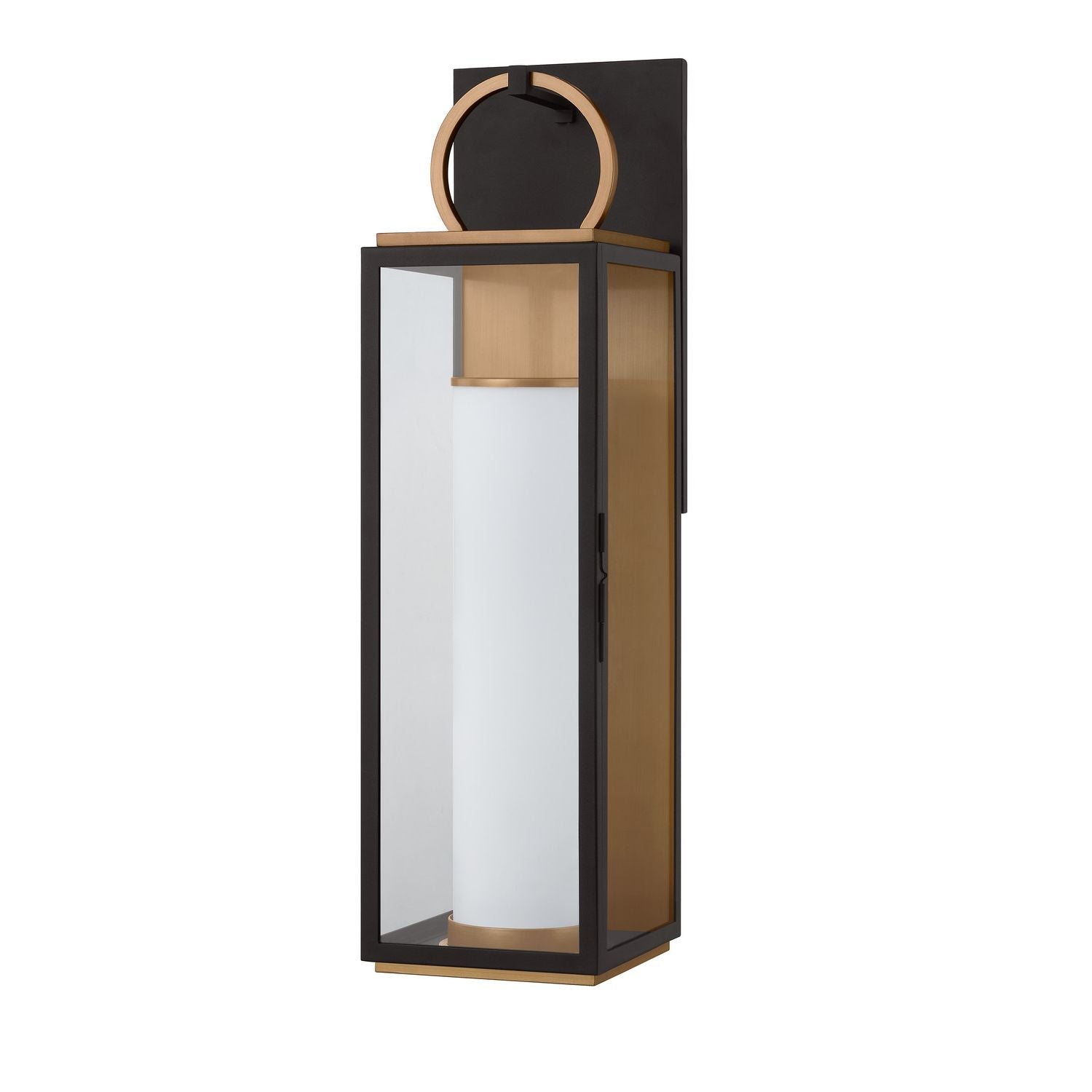 Troy Lighting Canada - B6730-PBR/TBK - DEL Murale - Gareth - Laiton patiné/Noir texturé