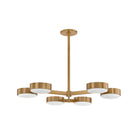 Troy Lighting Canada - C1340-PBR - Semi-remorque à six lumières Plafonnier - Rory - Laiton patiné