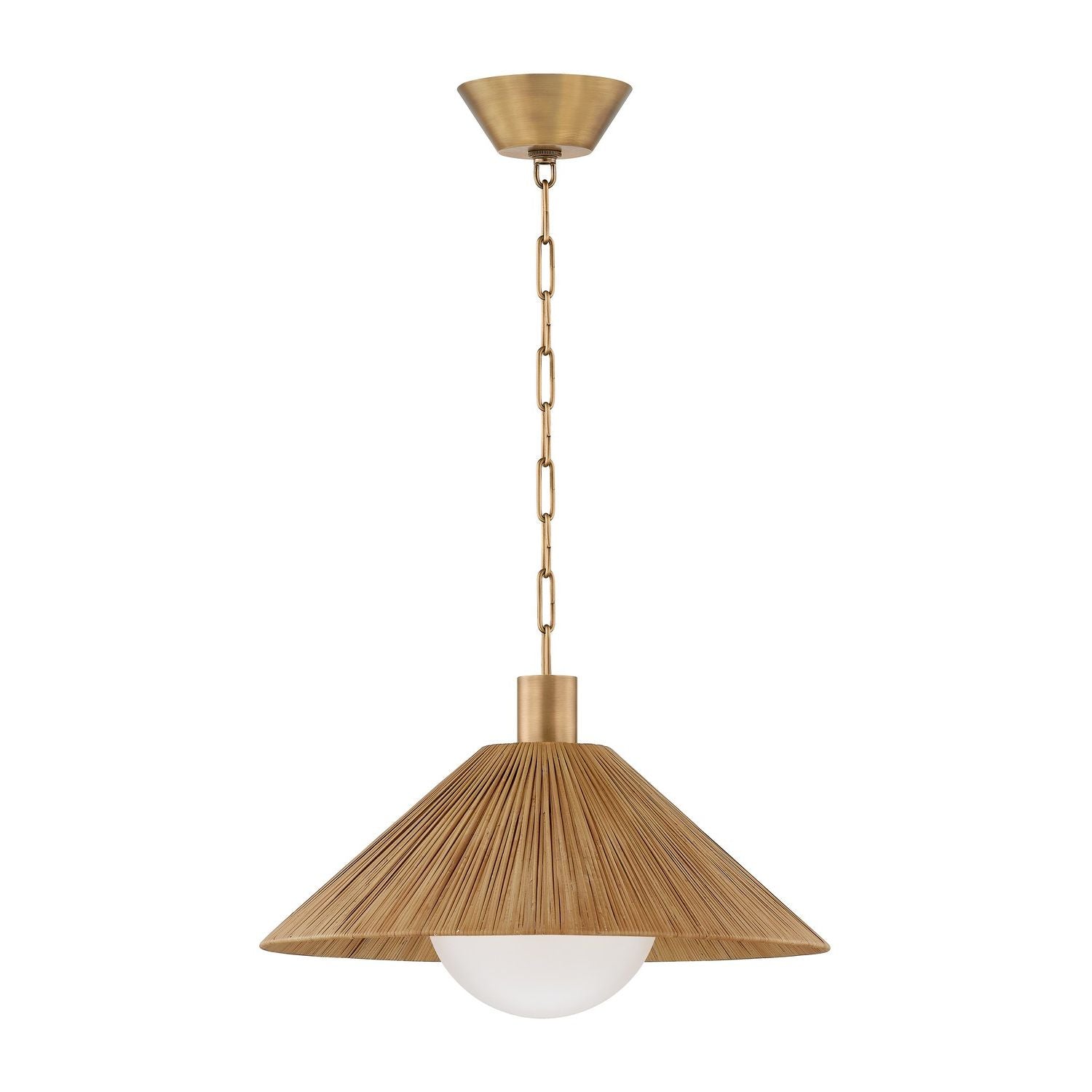Troy Lighting Canada - F1422-PBR - One Light Pendant - Woodside - Patina Brass