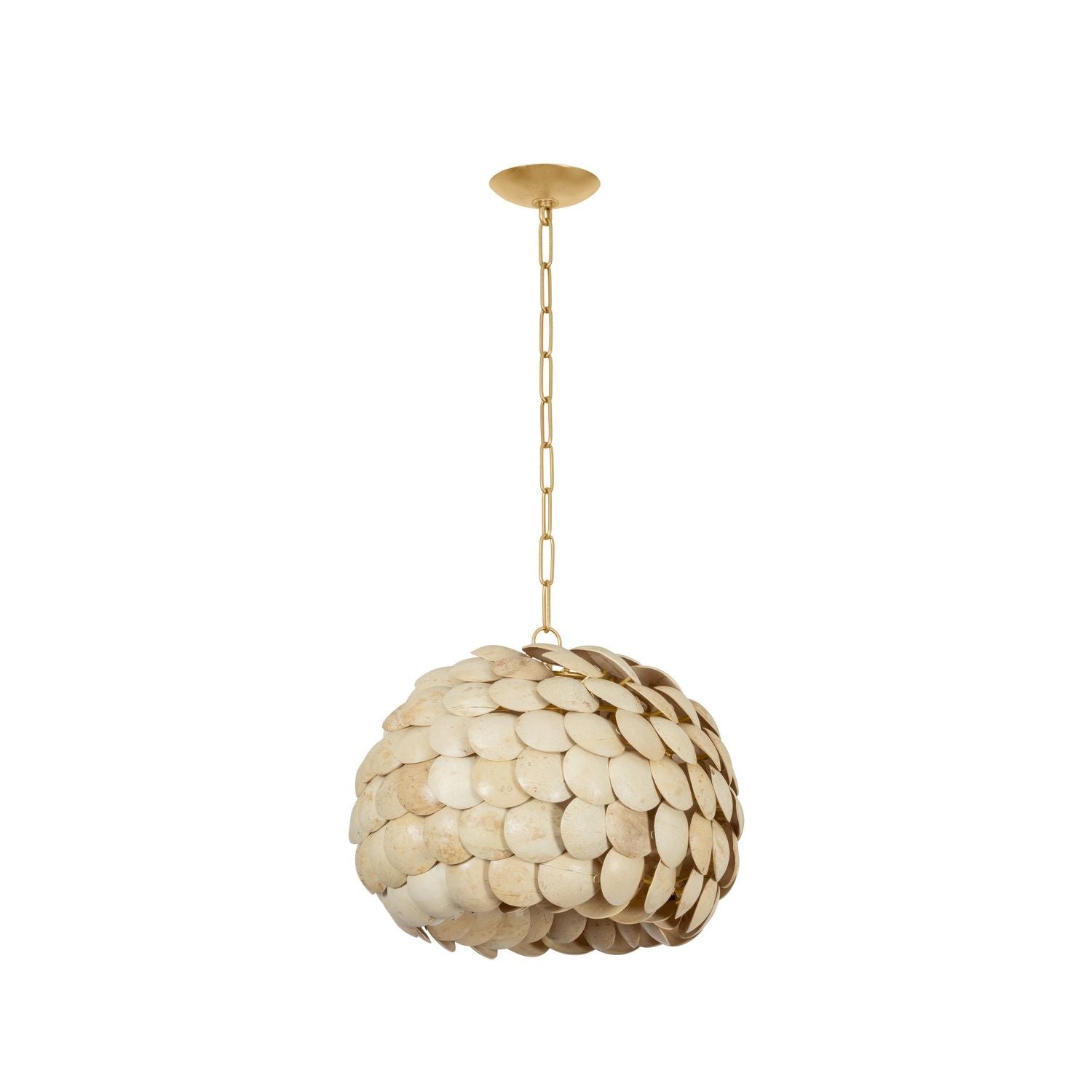 Troy Lighting Canada - F2221-VGL - One Light Pendant - Edric - Vintage Gold Leaf