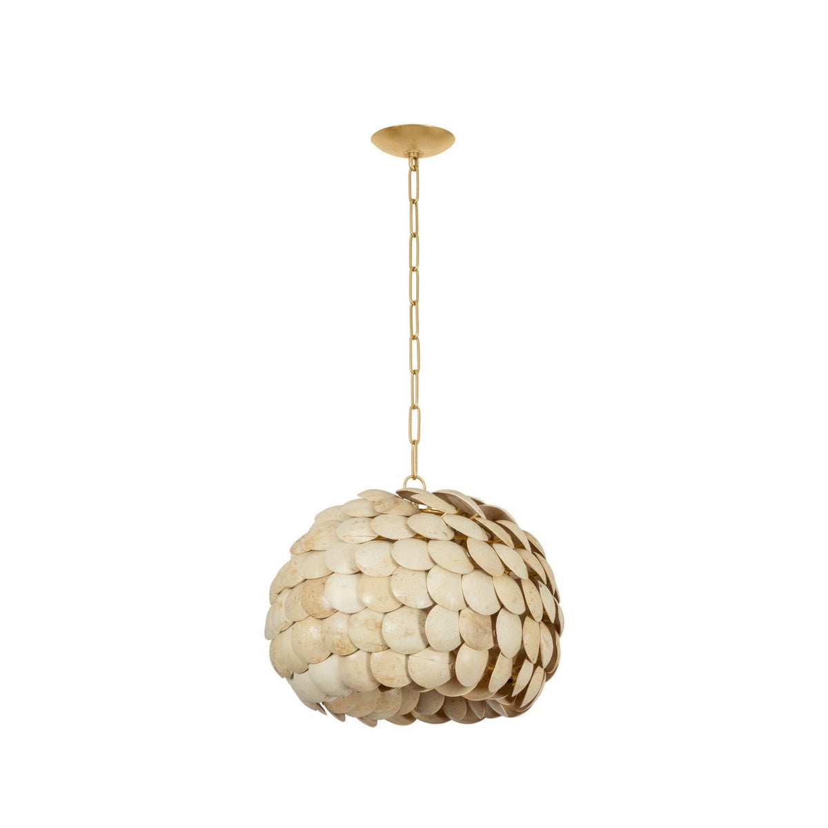 Troy Lighting Canada - F2221-VGL - One Light Pendant - Edric - Vintage Gold Leaf