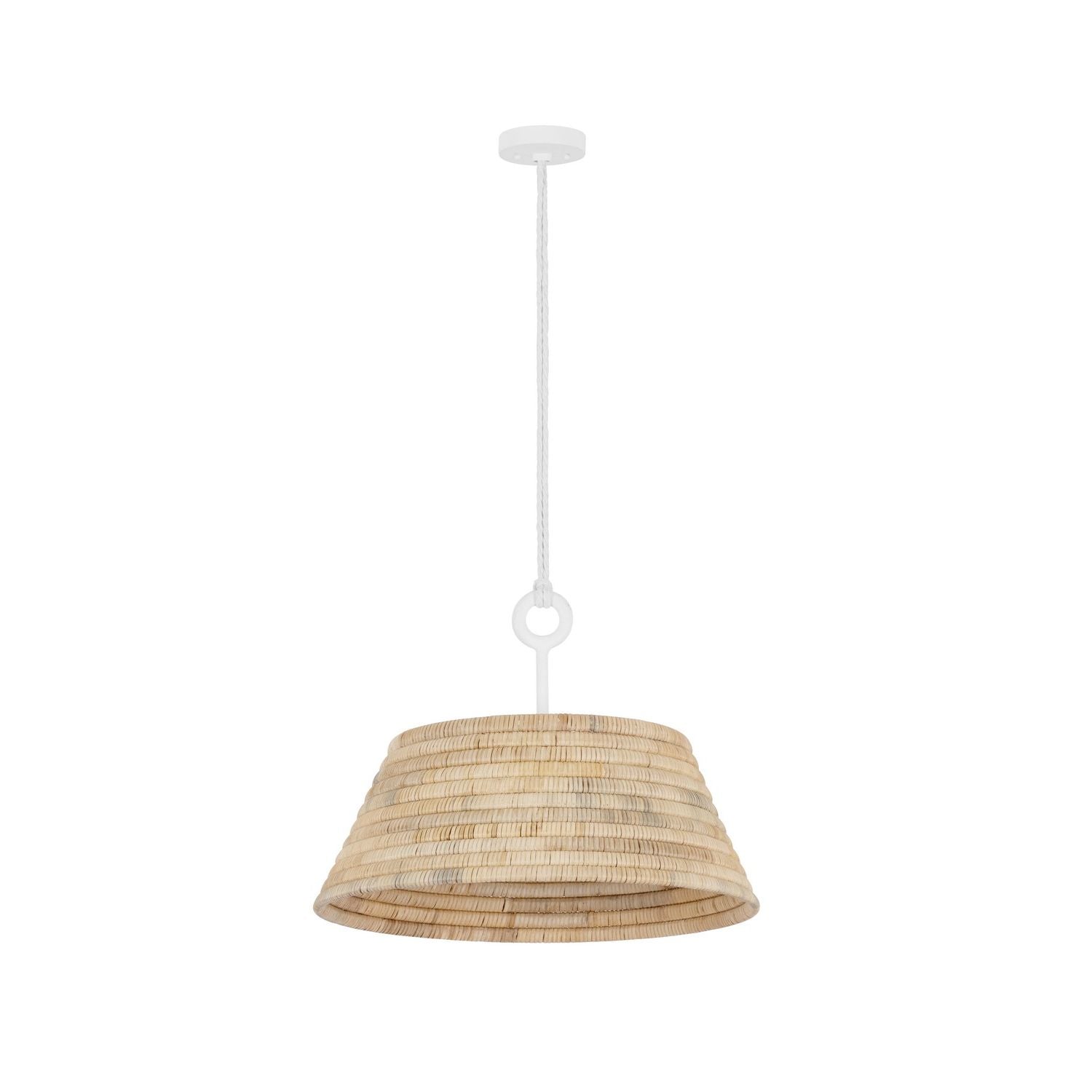 Troy Lighting Canada - F2824-GSW - Une lampe Suspension - Séquoia - Gesso Blanc