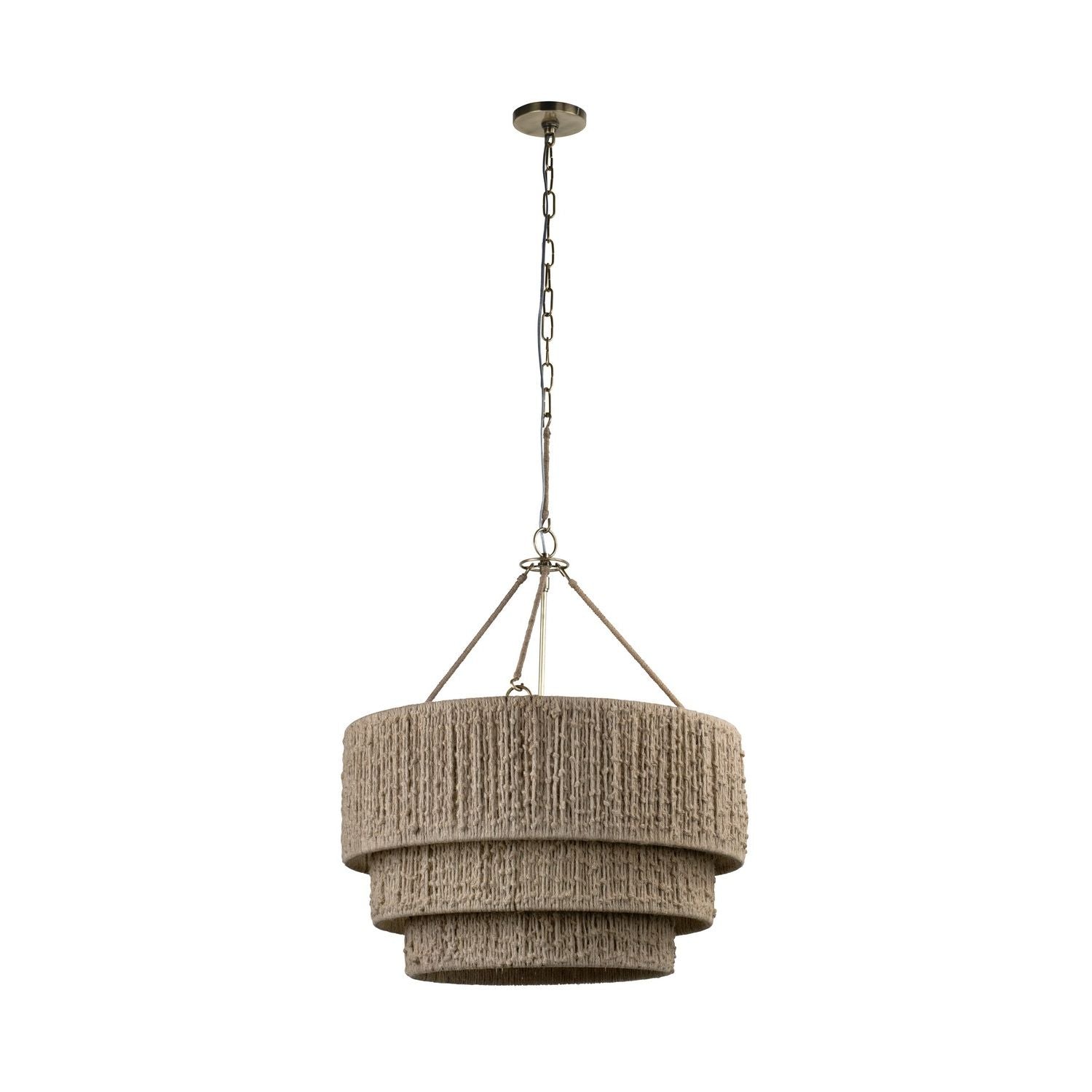 Troy Lighting Canada - F5924-PBR - One Light Chandelier - Reza - Patina Brass