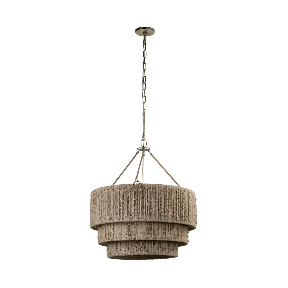 Troy Lighting Canada - F5924-PBR - One Light Chandelier - Reza - Patina Brass