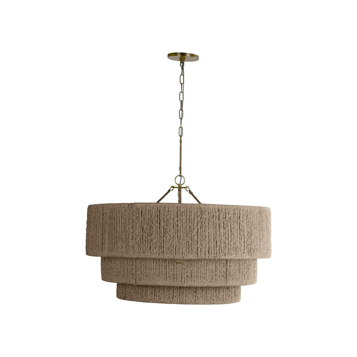Troy Lighting Canada - F5934-PBR - One Light Chandelier - Reza - Patina Brass
