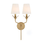 Crystorama - 562-GA - Two Light Wall Sconce - Broche - Antique Gold