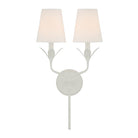 Crystorama - 562-MT - Two Light Wall Sconce - Broche - Matte White