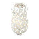 Crystorama - 563-MT_CEILING - Three Light Semi Flush Mount - Broche - Matte White