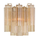 Crystorama - ADD-303-AG-AM - Two Light Wall Sconce - Addis - Aged Brass