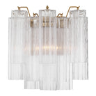 Crystorama - ADD-303-AG-CL - Two Light Wall Sconce - Addis - Aged Brass