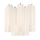 Crystorama - ADD-303-CH-WH - Two Light Wall Sconce - Addis - Polished Chrome