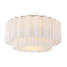 Crystorama - ADD-321-AG-WH - Sept Lumières Plafonnier - Addis-Abeba - Laiton vieilli